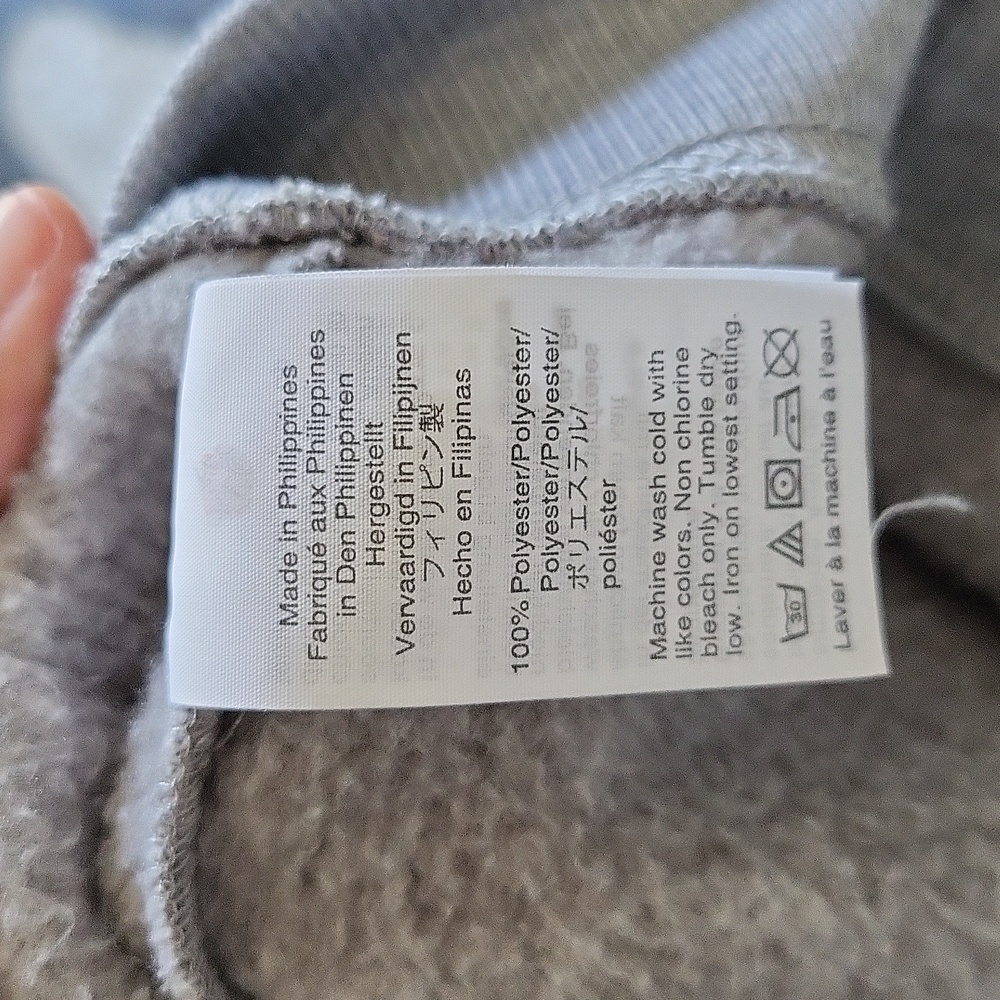 Crewcuts Light Gray Unisex Sweater Fleece Vest Sz3 - Picture 4 of 4
